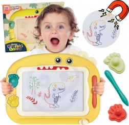 Tablă magnetică Znikopis cu dinozauri