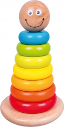 Inele din lemn pentru stivuire pe tijă BINO