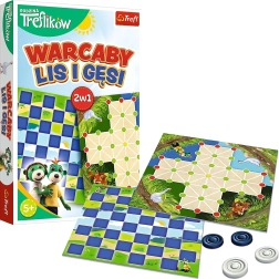 Familia Trefík joc 2în1 dame și vulpea și gâștele