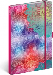 Carnet liniat Mandala A5, 172 de pagini, 100 g/m²