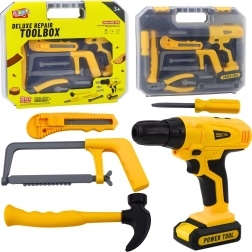 Geantă cu scule pentru copii, 12 piese, cu lumini și sunete