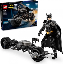 LEGO4 DC Batman3 76273 Figurină de construit: Batman3 și motocicleta Bat-Pod