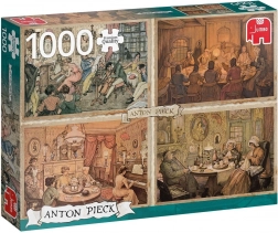 Puzzle Întâlnirea în sufragerie 1000 Piese