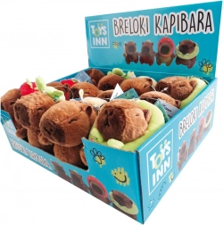 Breloc de pluș capibară cu burtică squishy Toys Inn