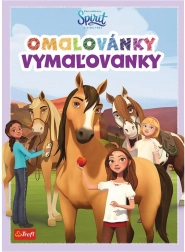 Carte de colorat Spirit – cai 20 × 27,3 cm, 24 pagini