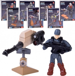 Set de construcție polițist SWAT – figurină soldat articulată de asamblat
