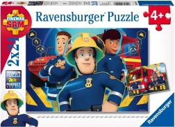 Ravensburger puzzle Pompierul Sam 2×24 piese