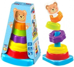 Piramidă de construit Ursuleț pentru cei mai mici copii