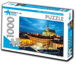 Puzzle TOURIST EDITION Catedrala Sf. Petru și Pavel, Brno, 1000 piese