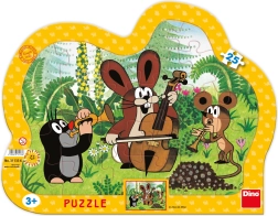Puzzle Dino Krtek muzician