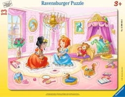 Puzzle Ravensburger Prințesele se joacă 13 piese