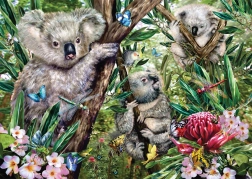 Puzzle Familia de Koala 500 de piese