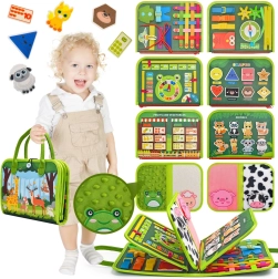 2Kids Toys carte senzorială busy cu animale