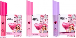 Luciu de buze CREATE IT! Heart – set 3 nuanțe