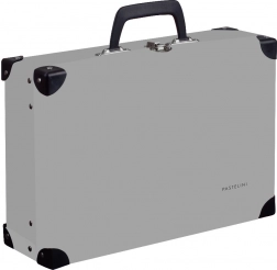 Servietă PASTELINI din laminat, gri