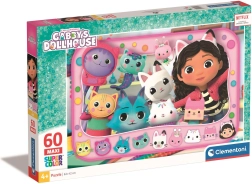 Puzzle maxi 60 piese GABBY'S DOLLHOUSE – CLEMENTONI