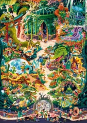 Puzzle HEYE grădină botanică 2000 de piese