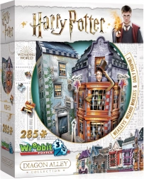 Puzzle 3D HARRY POTTER: Glume și Farmece Weasley și Profetul Zilnic (285 piese) – WREBBIT