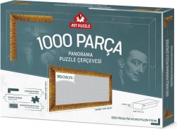 Rama puzzle 96x34cm auriu