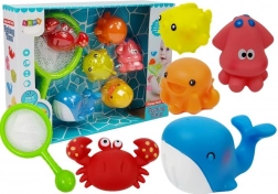 Animale acvatice Set de baie Delfin Crab Plasă