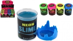 Mucilagiu neon 160 g, strălucește sub lumină UV/black light, 4 culori