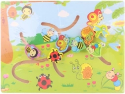 Labirint din lemn cu animale