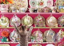 Puzzle Cobble Hill Ghidușii Pisicești 500 piese