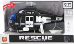 Elicopter de poliție pe baterii cu lumină și sunet
