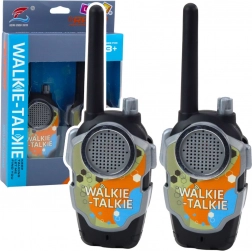 Stații walkie‑talkie pentru copii – set 2 buc., rază de până la 1000 m