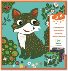 Desene răzuibile Prietenii Pădurii DJECO