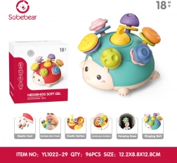 Jucărie senzorială multifuncțională arici pentru cei mici