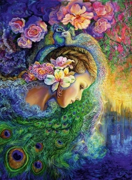Puzzle Grafika Amețeală de păun 3000 de piese