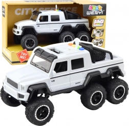 Pickup auto off-road cu frecare, lumini și sunete