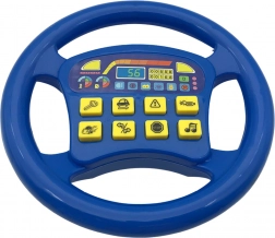 Volan interactiv cu sunete realiste culoare albastră