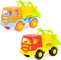 Jucărie camion comunal cu container Salute