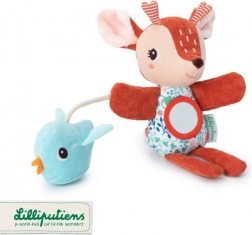 Lilliputiens păpușă de mână activă căprioara Stella 6 m+