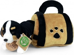 Câine bernese mountain de pluș în transportor 15 cm eco-friendly