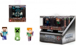 Minecraft figurină de colecție din metal 6,5 cm – Steve, Alex, Creeper sau Warden