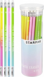 creion cu gumă în tub ombré