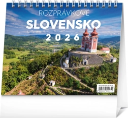 Calendar de birou Slovacia de Poveste 2026