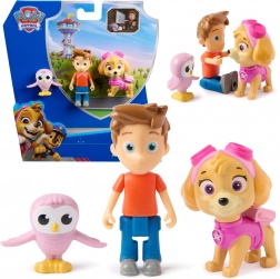 Paw Patrol figurine Skye, Alex Porter și bufnița