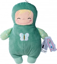 Păpușă de pluș Squishbabies în hăinuță verde 28 cm