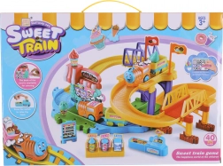 Set colorat de trenulețe pe baterii