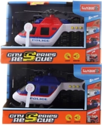 Elicopter de poliție cu baterii, cu lumini și sunete