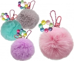 Breloc pufos 8 cm