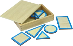 Moyo Montessori baze pentru corpuri geometrice cu cutiuță