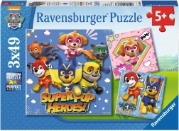 Puzzle Ravensburger PAW Patrol 3×49 piese