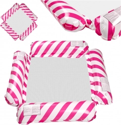 Scaun balansoar gonflabil pentru piscină, roz