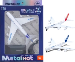 Model metalic de avion Airliner MetalHot 1:860 cu mecanism de tragere înapoi