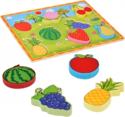 Puzzle din lemn Fructe
